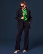 Pantalon en Laine froide mélangée nocturne