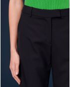 Pantalon en Laine froide mélangée nocturne