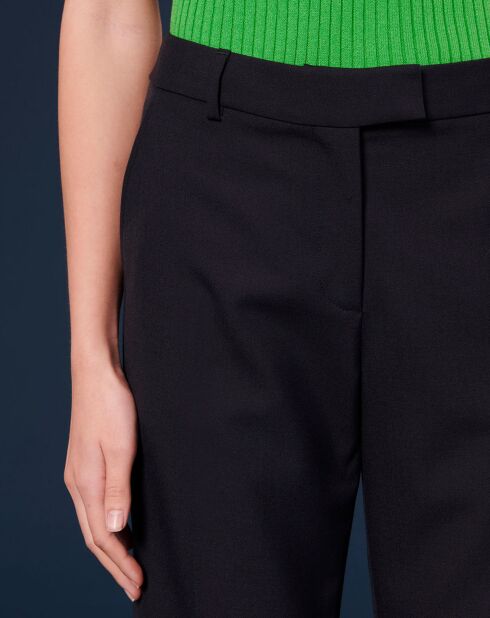 Pantalon en Laine froide mélangée nocturne