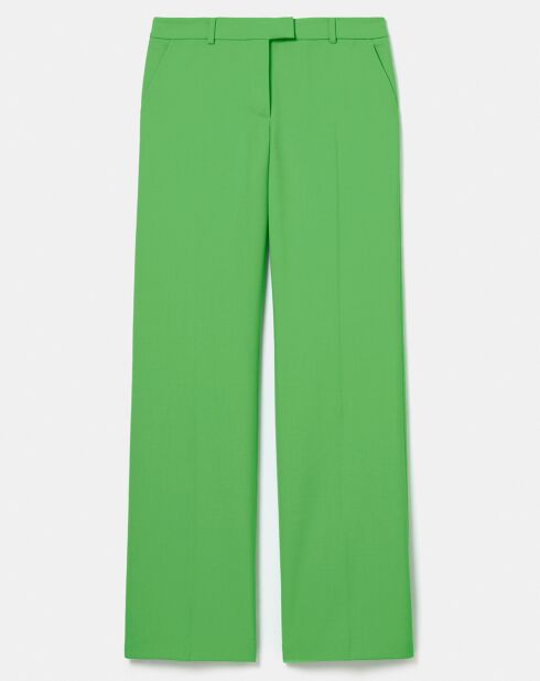Pantalon en Laine froide mélangée vert