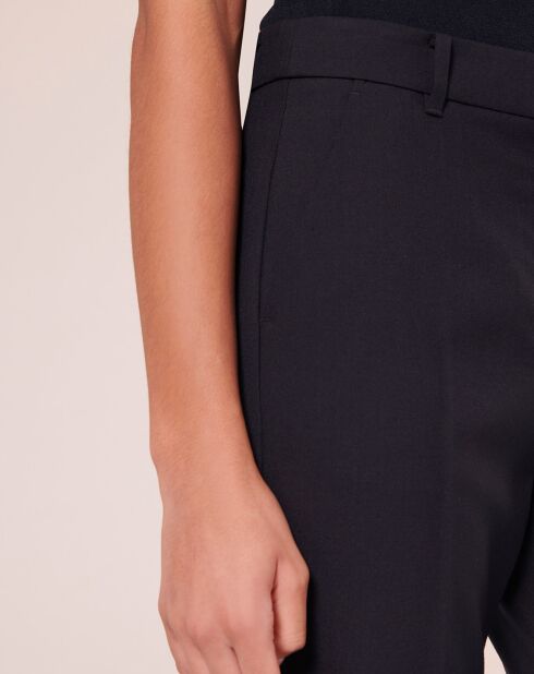 Pantalon en Laine froide mélangée nocturne