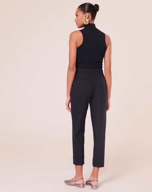 Pantalon en Laine froide mélangée nocturne