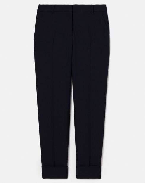 Pantalon en Laine froide mélangée nocturne