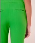 Pantalon en toile double vert