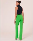 Pantalon en toile double vert