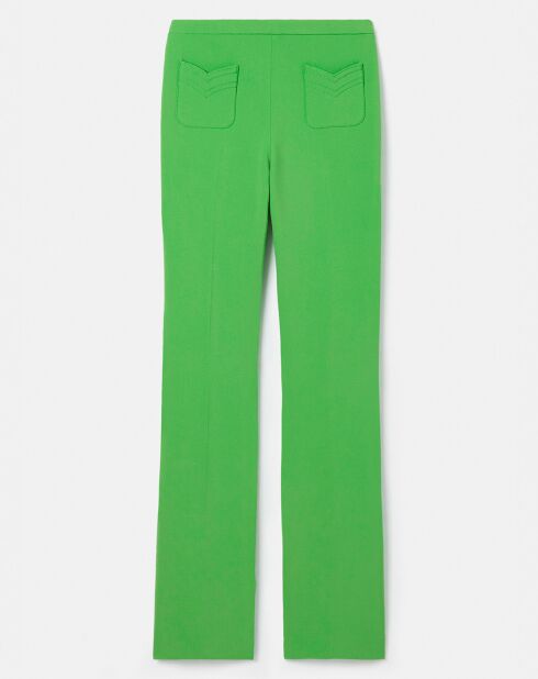 Pantalon en toile double vert