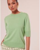 Pull en Laine & Coton Biologique jade