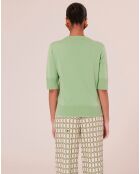 Pull en Laine & Coton Biologique jade