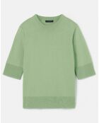 Pull en Laine & Coton Biologique jade