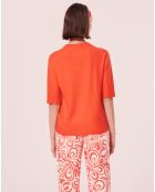 Pull en Laine & Coton Biologique corail
