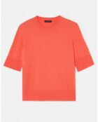 Pull en Laine & Coton Biologique corail