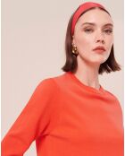 Pull en Laine & Coton Biologique corail