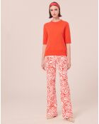 Pull en Laine & Coton Biologique corail
