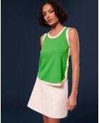 Débardeur en coton vert