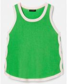 Débardeur en coton vert