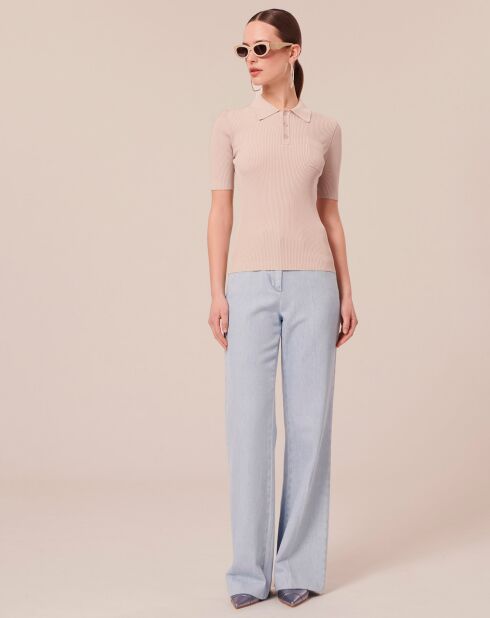 Pull en maille naturel
