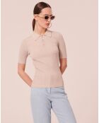 Pull en maille naturel