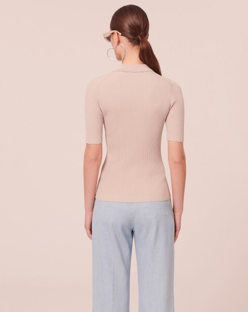 Pull en maille naturel