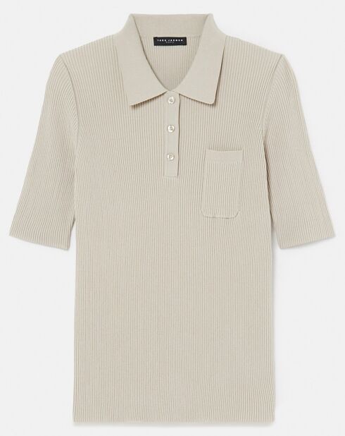 Pull en maille naturel