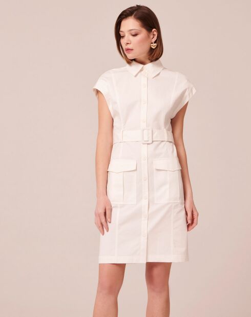 Robe en coton blanche