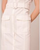 Robe en coton blanche