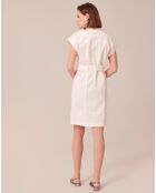 Robe en coton blanche