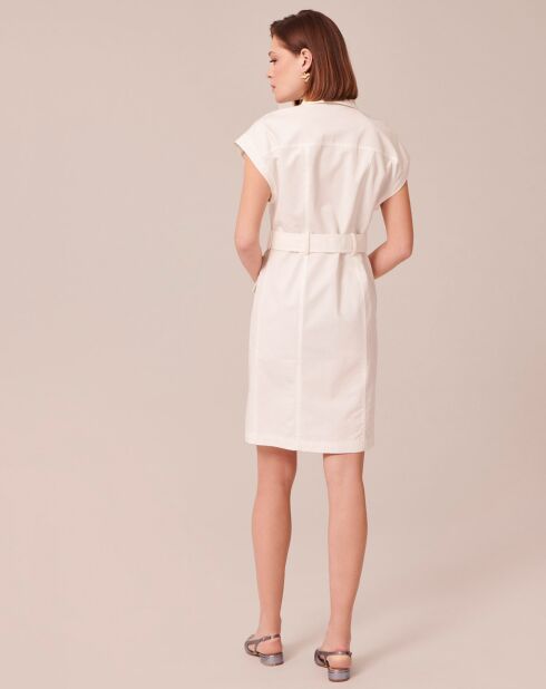 Robe en coton blanche