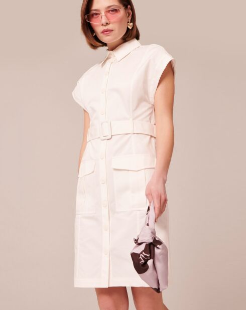 Robe en coton blanche