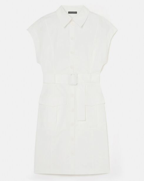 Robe en coton blanche