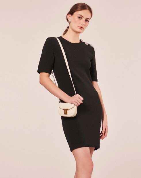 Robe en Laine mélangée irisée acier