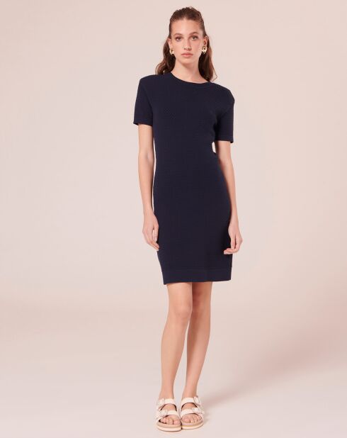 Robe en maille fantaisie nocturne