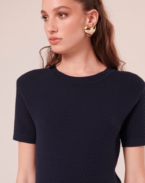 Robe en maille fantaisie nocturne
