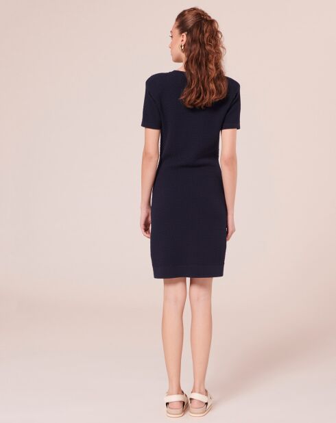 Robe en maille fantaisie nocturne