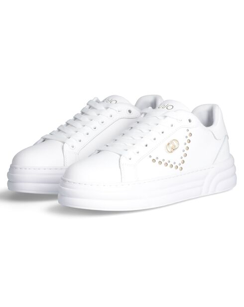 Baskets en Cuir Cleo blanches