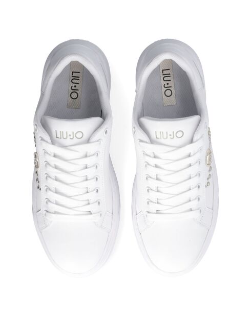 Baskets en Cuir Cleo blanches