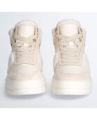 Baskets en Cuir Cleo beiges
