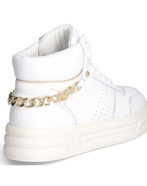 Baskets en Cuir Cleo blanches