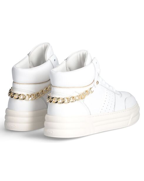 Baskets en Cuir Cleo blanches