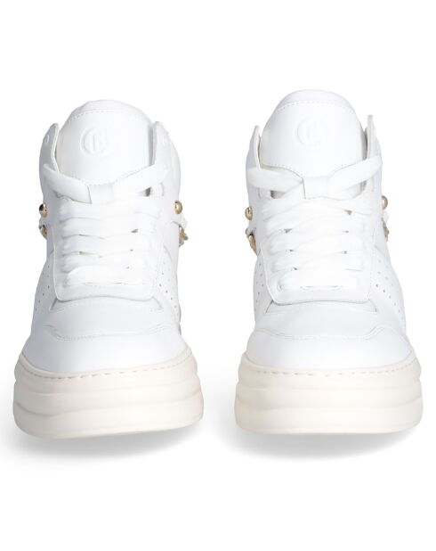 Baskets en Cuir Cleo blanches