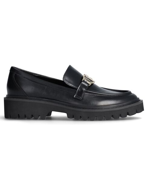 Mocassins en Cuir Cora noirs