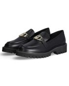 Mocassins en Cuir Cora noirs