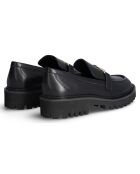 Mocassins en Cuir Cora noirs