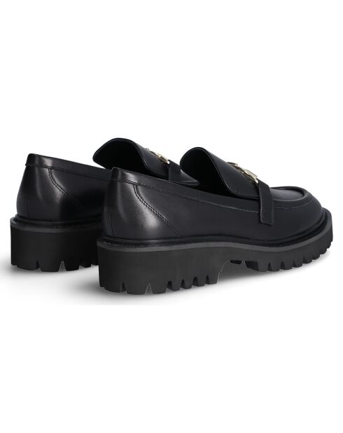 Mocassins en Cuir Cora noirs
