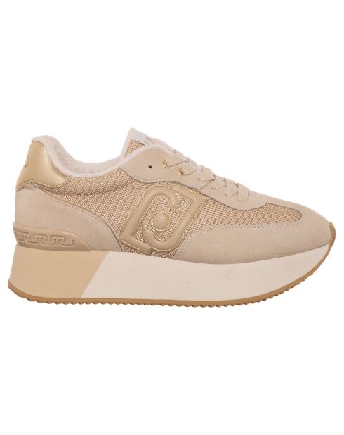 Baskets en Cuir Dreamy beiges
