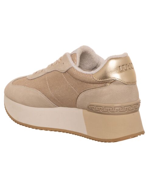 Baskets en Cuir Dreamy beiges