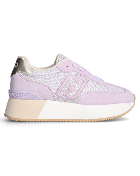 Baskets en Cuir Dreamy lilas
