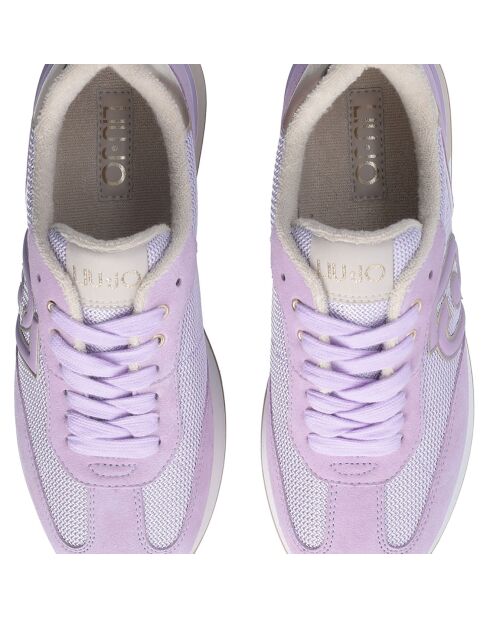 Baskets en Cuir Dreamy lilas