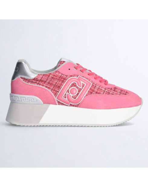 Baskets en Cuir Dreamy fuchsia