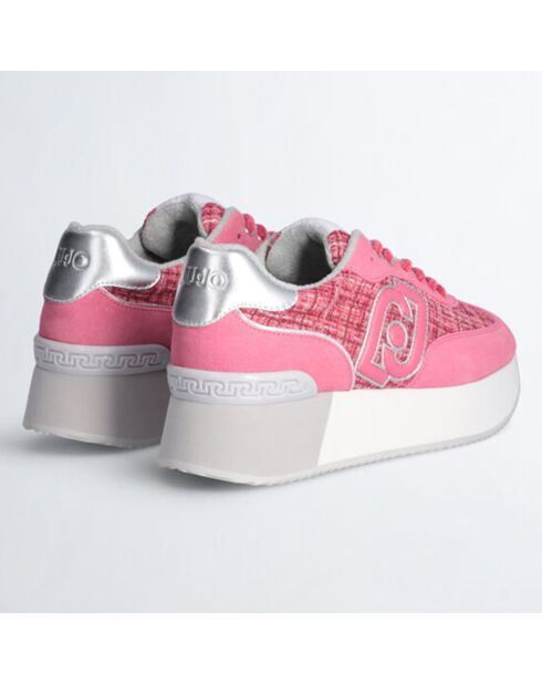 Baskets en Cuir Dreamy fuchsia