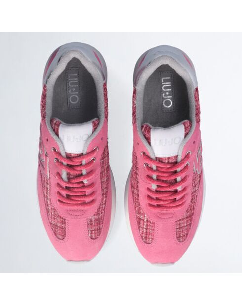 Baskets en Cuir Dreamy fuchsia